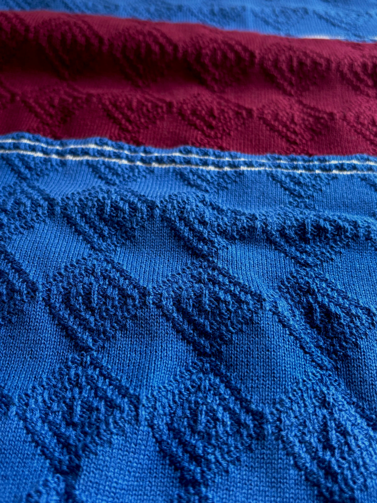 Geometric Knit Polo
