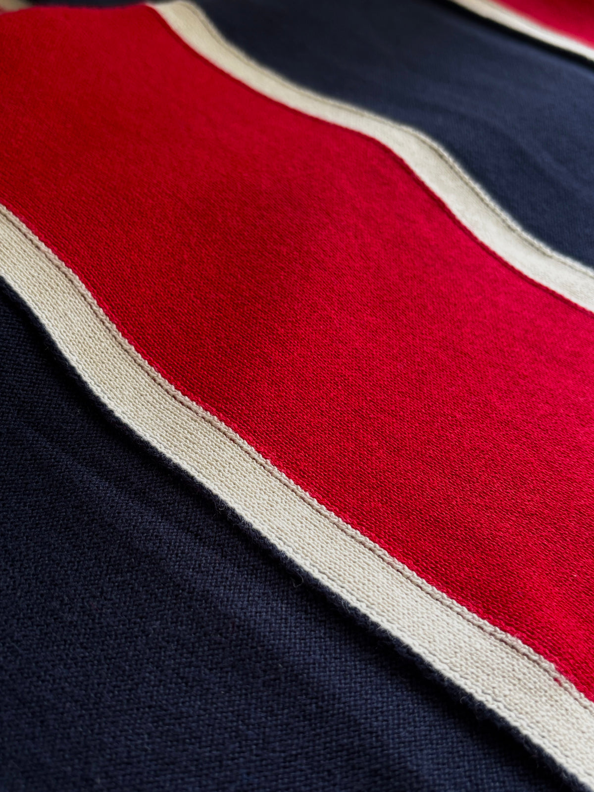 Broad Stripe Raglan Polo