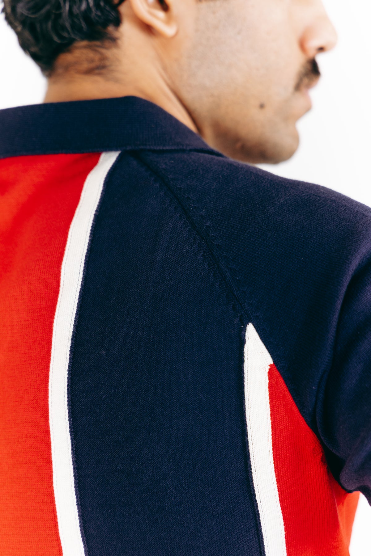 Broad Stripe Raglan Polo